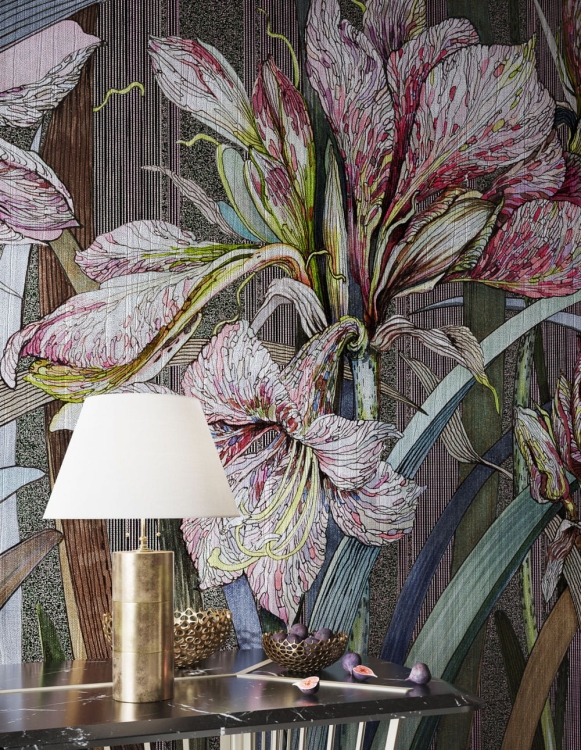 Amarillys Wonderwall Studio fototapeta na wymiar w kwiaty
