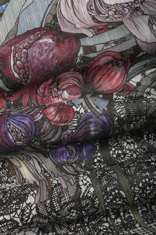 Wonderwall Flamenco fototapeta koronki i kwiaty glamour