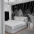 Boho BLACK & WHITE Exotic tapeta na fizelinie z abstrakcyjnym motywem czerń i biel