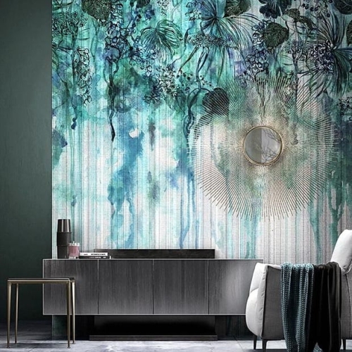 Tropikalna tapeta liście monstery Wonderwall Studio Fleur Scharme Tropico