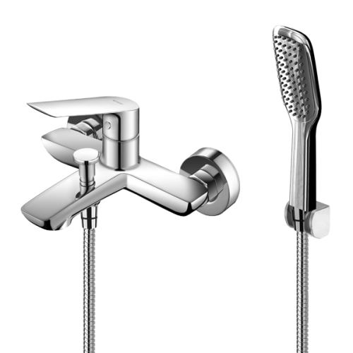 Vedo Desso bateria wannowa z zestawem natryskowym, chrom VBD4006/S