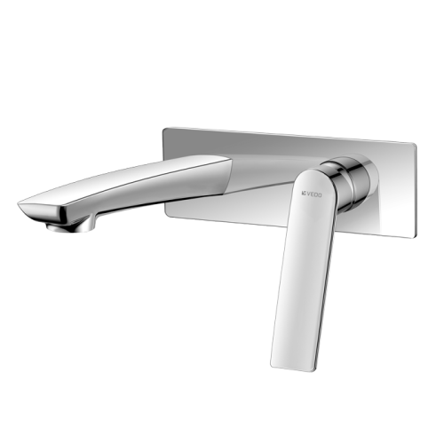 Vedo Desso bateria umywalkowa podtynkowa z korkiem klik-klak, chrom