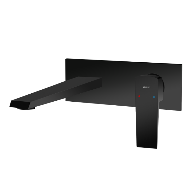 Vedo Sette Nero czarna bateria umywalkowa podtynkowa VBS7012CZ