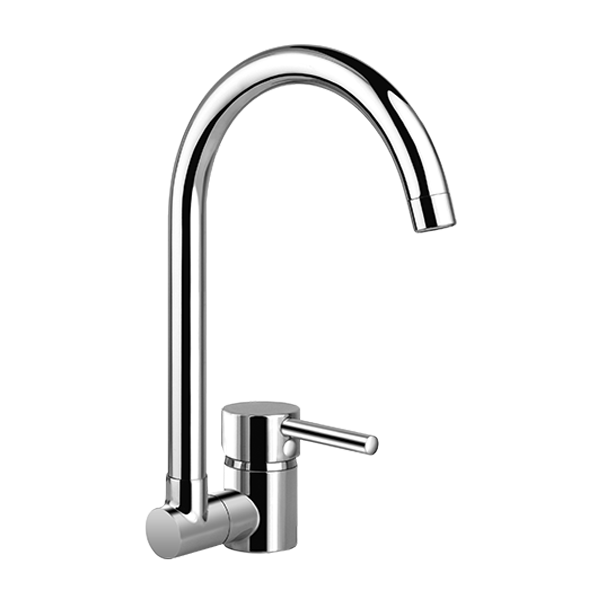 Bateria kuchenna LA FINESTRA ze składaną wylewką chrom