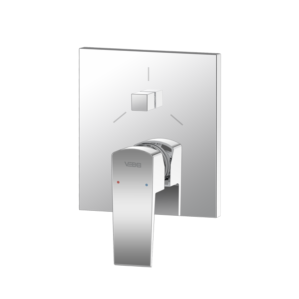 Vedo Sette bateria wannowo-natryskowa podtynkowa III chromowana VBS7017