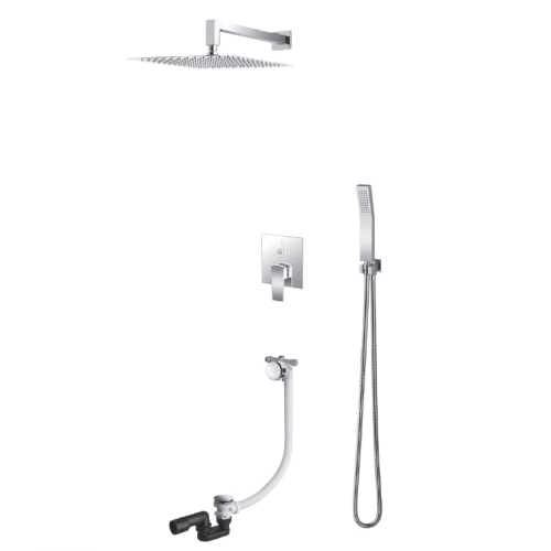 Vedo Sette kompletny system wannowo-natryskowy podtynkowy III chromowany VBS7233