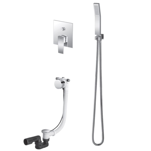 Vedo Sette kompletny system wannowy podtynkowy I chromowany VBS7241