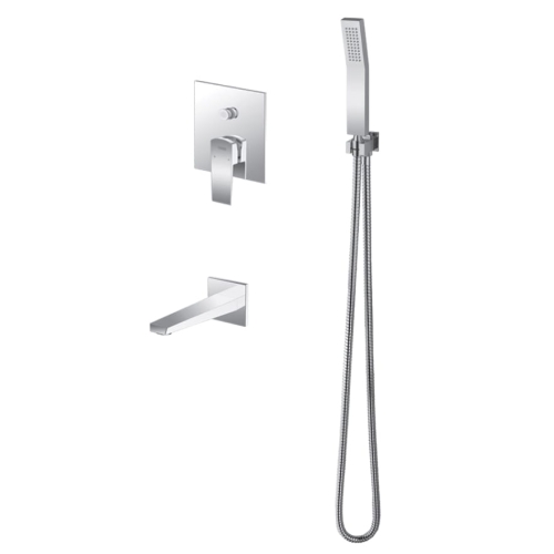 Vedo Sette kompletny system wannowy podtynkowy III chromowany VBS7243