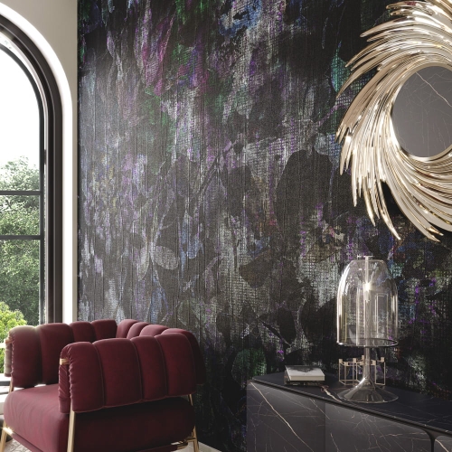 Indira Wonderwall ciemna fototapeta z motywem roślinnym