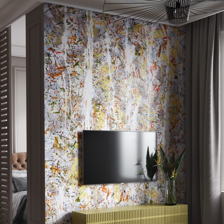 Sole Wonderwall kolorowa fototapeta z abstrakcyjnym motywem