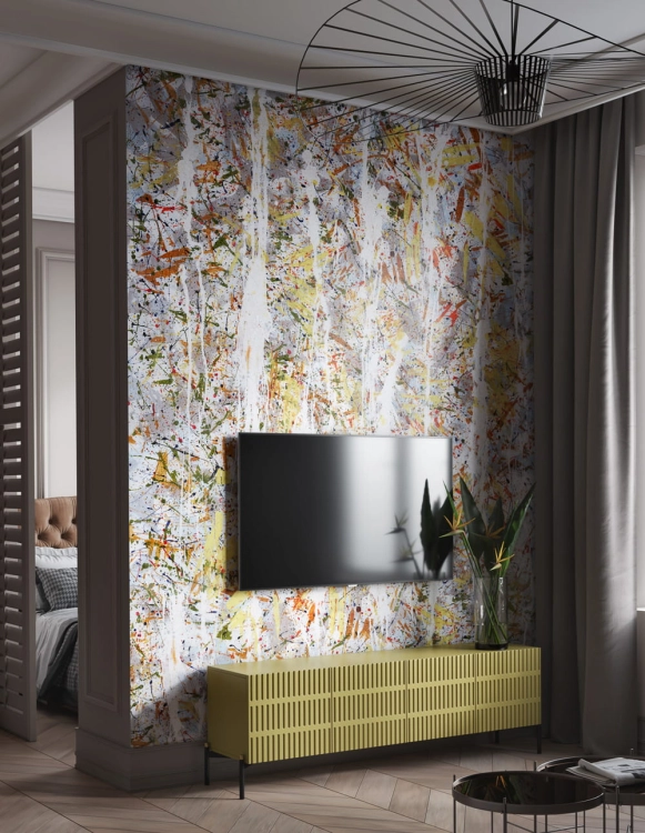 Sole Wonderwall kolorowa fototapeta z abstrakcyjnym motywem