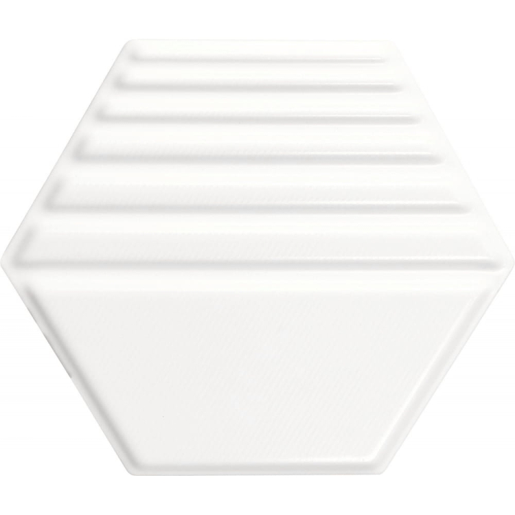 Dune Exa Full White 187442 białe dekoracyjne płytki 3D 23x27
