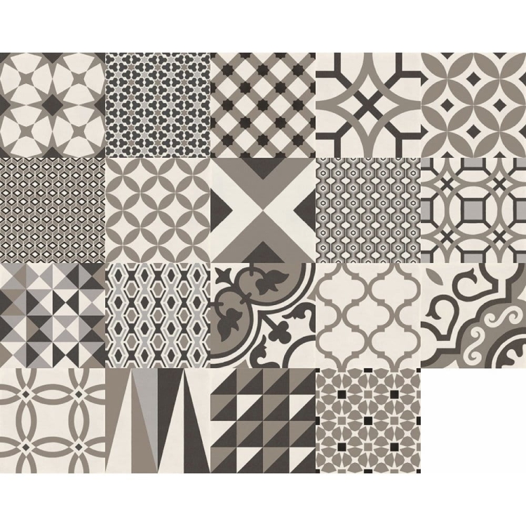 Marazzi D_segni Decoro Mix Caldi 20x20 gres patchwork