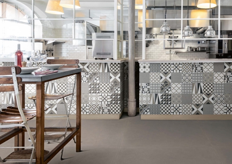 Marazzi D_segni Decoro Mix Freddi 20x20 gres patchwork