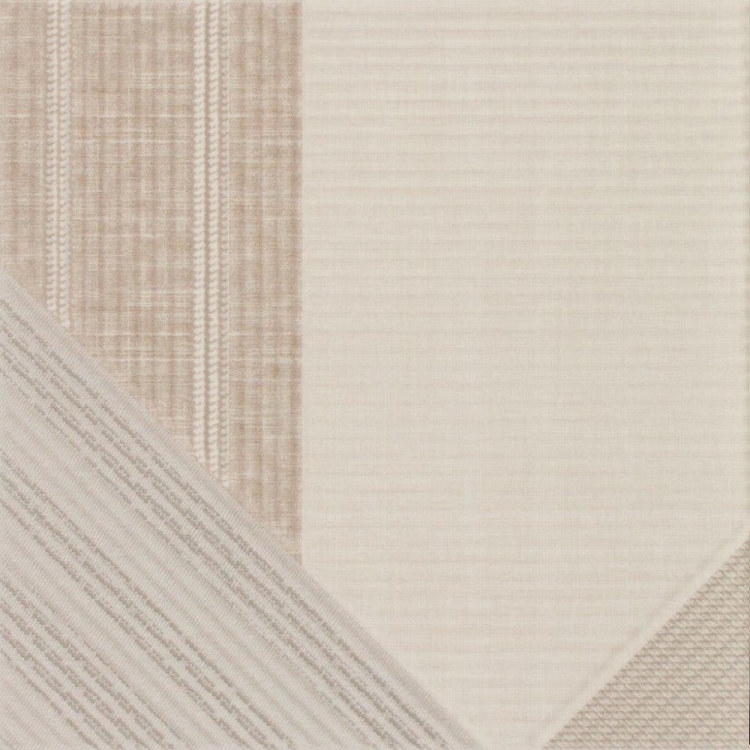 Dune Stripes Mix Linen 25x25cm beżowy dekor geometryczny