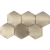 Dune Icon Gold 28x16,2 metaliczna mozaika szczotkowane złoto