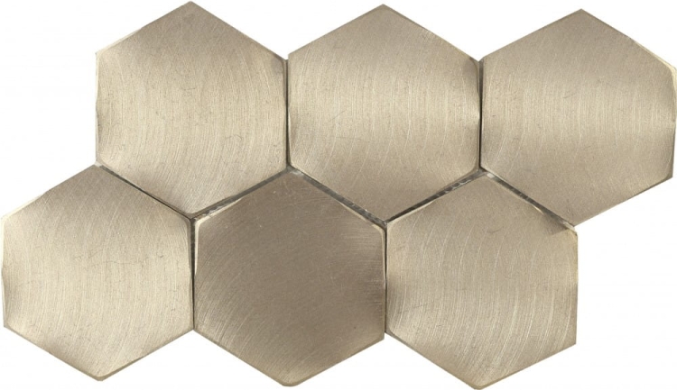 Dune Icon Gold 28x16,2 metaliczna mozaika szczotkowane złoto
