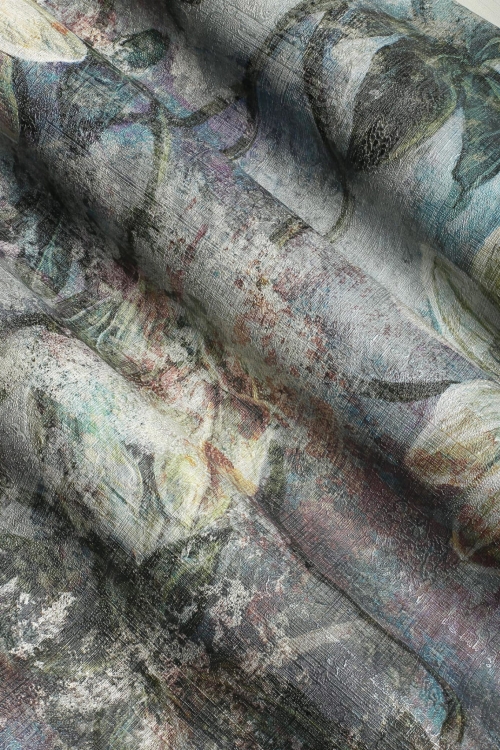 Pasiflora Wonderwall fototapeta na wymiar z motywem kwiatów męczennicy