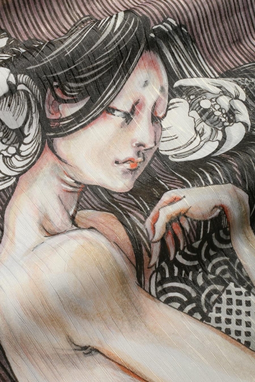 Miko Wonderwall fototapeta z postacią kobiety inspirowana japońską kulturą