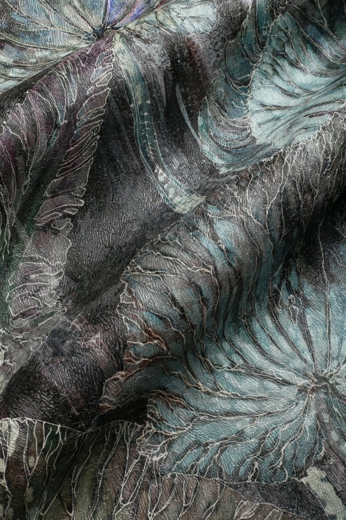 Lotos Wonderwall stylowa fototapeta na wymiar w liście lotosu