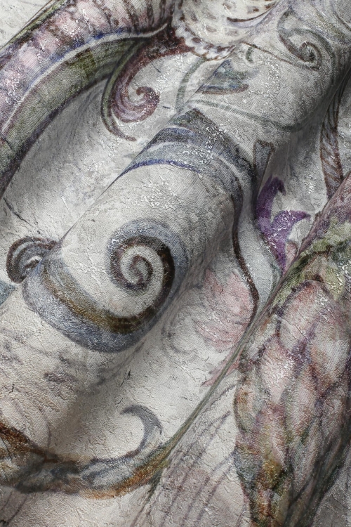 Kolorowe kwiatowe ornamenty Morris Wonderwall fototapeta na wymiar indywidualny