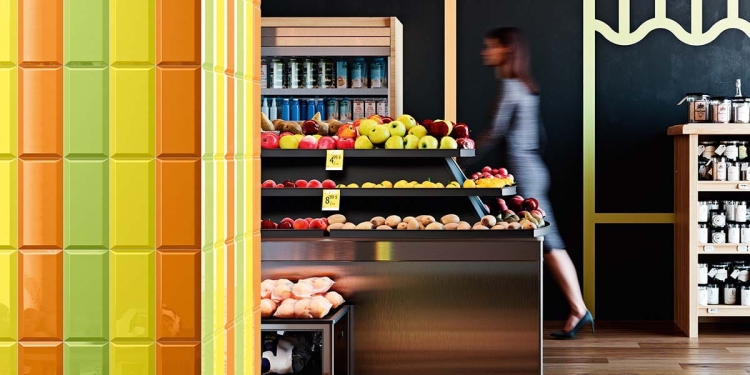 Barwolf Metro Project 10x20 Lemon cegiełki ścienne żółte