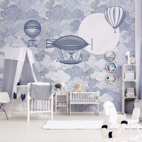 Podniebne przygody tapeta balony