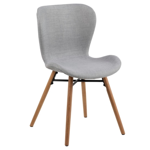 Nowoczesne krzesła do jadalni Actona Batilda na drewnianych nogach