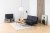 Scandi Loft Black nowoczesny regał TV
