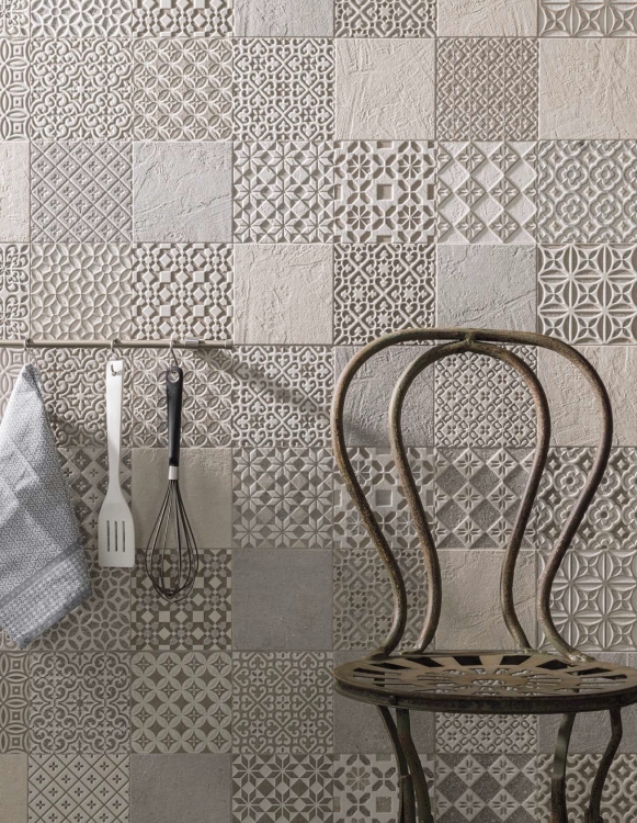 Porcelanosa Marbella Stone 45x120 dekoracyjne płytki patchworkowe