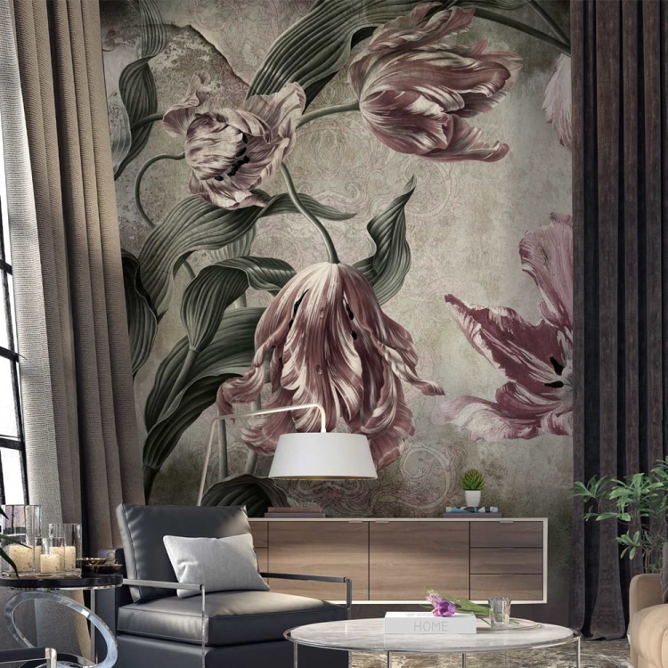 Wonderwall Belicia fototapeta na wymiar tulipany