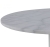 Tarry Marble Table okrągły stół do jadalni z marmurowym blatem i metalową podstawą