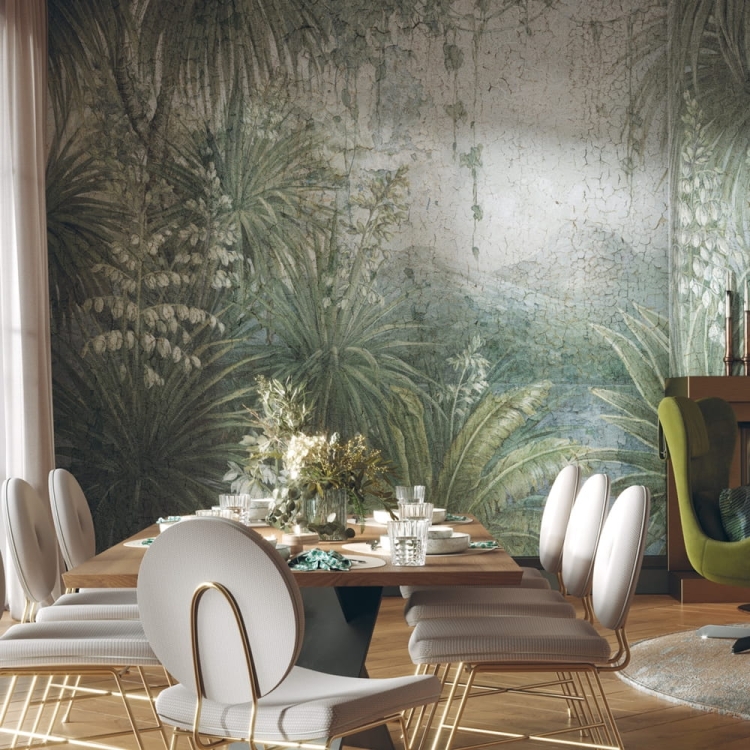 Amazonia las tropikalny jak stary obraz Yucca Wonderwall Studio krajobraz