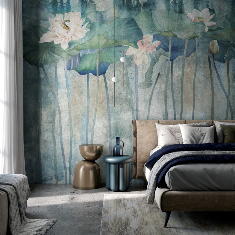 Nenufary Wonderwall Studio fototapeta lilie wodne