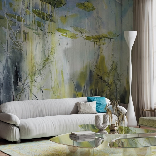 Siren Wonderwall Studio fototapeta podwodny krajobraz lilie wodne