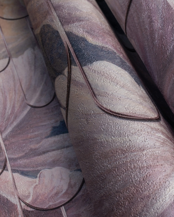 Zachód słońca na Hawajach Wonderwall fototapeta rajska wyspa i kwiaty