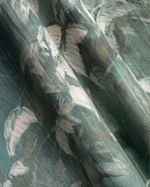 Batik Wonderwall roślinna fototapeta na wymiar delikatne listki