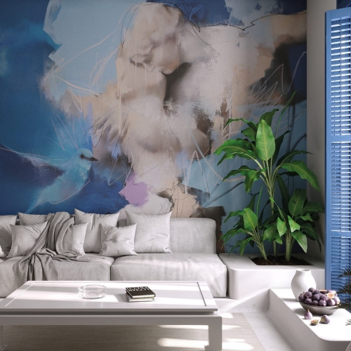 Pocałunek Wonderwall Bacio romantyczna fototapeta z antycznymi postaciami