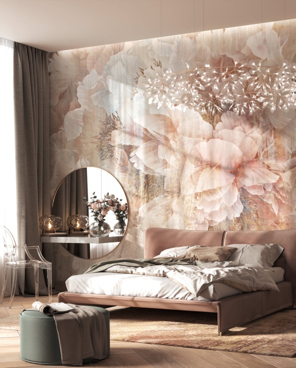 Peonie Wonderwall Celine piękne okazałe kwiaty fototapeta na wymiar