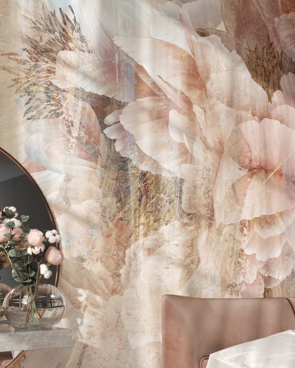 Peonie Wonderwall Celine piękne okazałe kwiaty fototapeta na wymiar