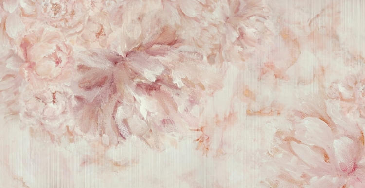 Obraz z malarskim motywem kwiatowym peonie WallArt fototapeta na wymiar