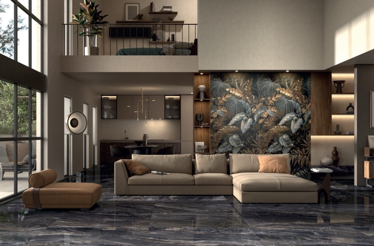 LaFaenza Aesthetica Arabescato Orobico Brown płytki gresowe