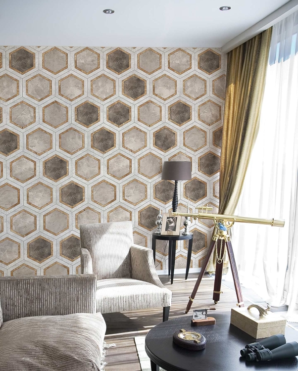 Plastry miodu heksagony Wonderwall HoneyComb