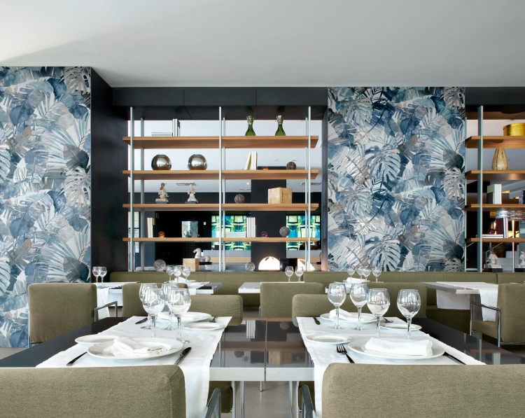 Marazzi White Deco Jungle Touch dekoracyjne płytki liście monstery