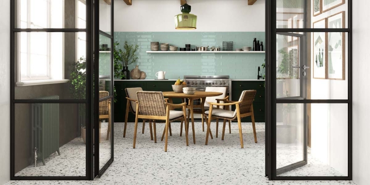 Barwolf Flakes XXL Emerald Green gresowe lastryko zielone