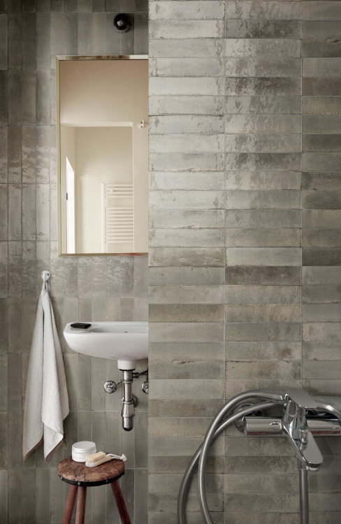 Marazzi Lume Greige Lux M6RT płytka cegiełka połysk
