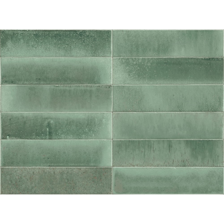 Marazzi Lume Turquoise Lux MA9N płytka cegiełka połysk