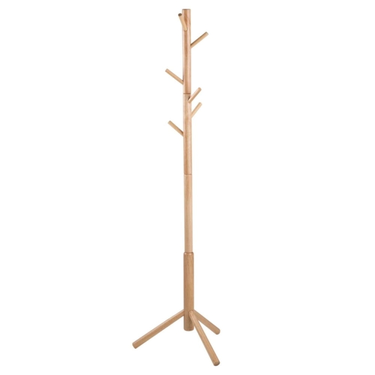 Actona Bremen Rubberwood wieszak stojący drzewko