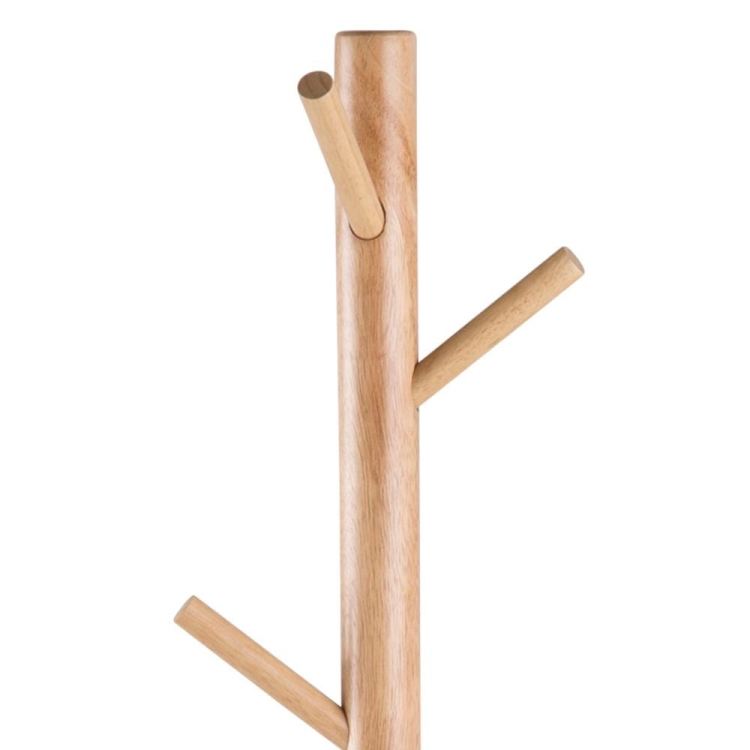 Actona Bremen Rubberwood wieszak stojący drzewko