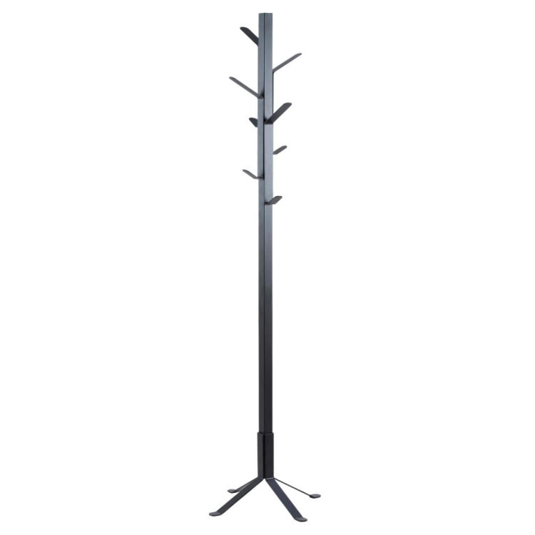 Actona Vinson Matt Black asymetryczny metalowy wieszak